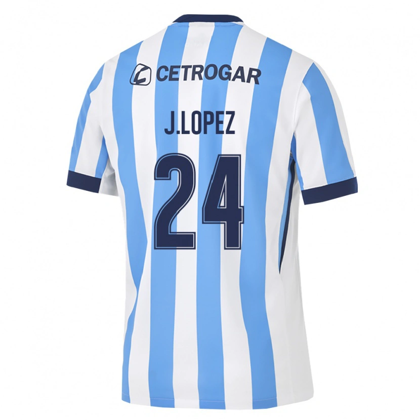 Danxen Dame Julian Lopez #24 Lyseblå Hvit Svart Hjemmetrøye Drakt Trøye 2026/27 Skjorter T-Skjorte