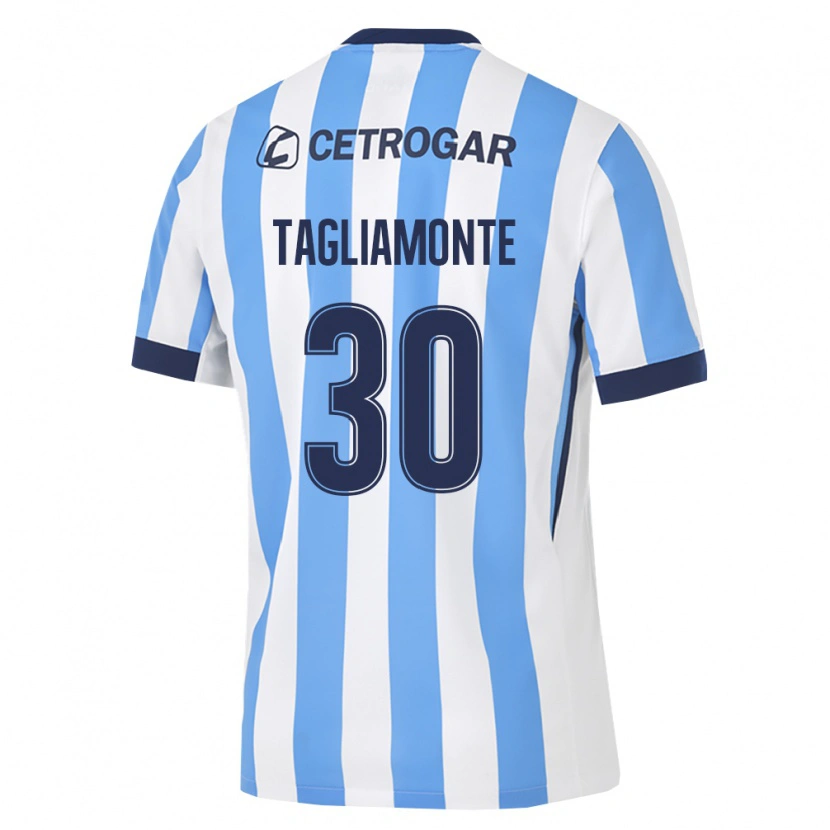 Danxen Dame Matías Tagliamonte #30 Lyseblå Hvit Svart Hjemmetrøye Drakt Trøye 2026/27 Skjorter T-Skjorte
