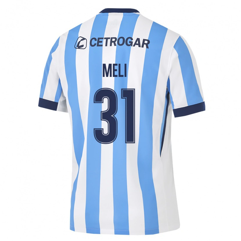 Danxen Dame Marcelo Meli #31 Lyseblå Hvit Svart Hjemmetrøye Drakt Trøye 2026/27 Skjorter T-Skjorte