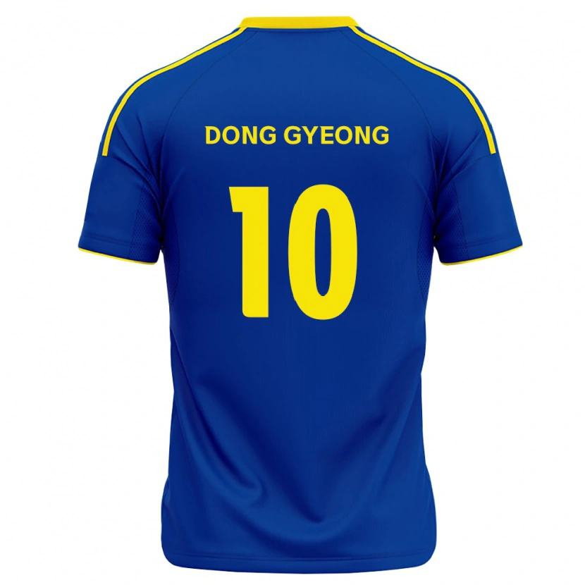 Danxen Dame Dong-Gyeong Lee #10 Kongelig Blå Gul Hjemmetrøye Drakt Trøye 2026/27 Skjorter T-Skjorte