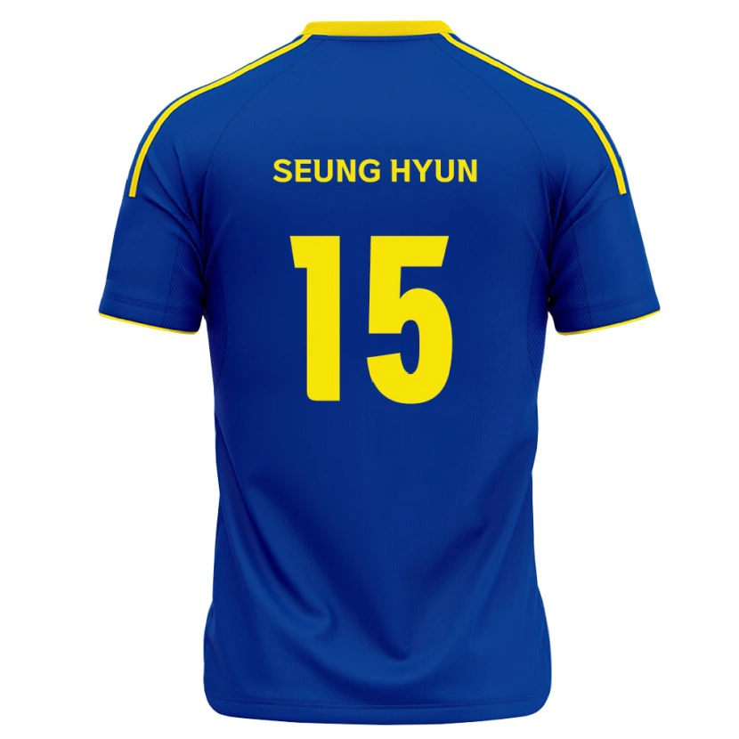 Danxen Dame Seung-Hyun Jung #15 Kongelig Blå Gul Hjemmetrøye Drakt Trøye 2026/27 Skjorter T-Skjorte