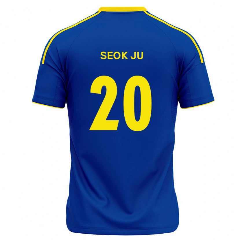 Danxen Dame Seok-Ju Moon #20 Kongelig Blå Gul Hjemmetrøye Drakt Trøye 2026/27 Skjorter T-Skjorte