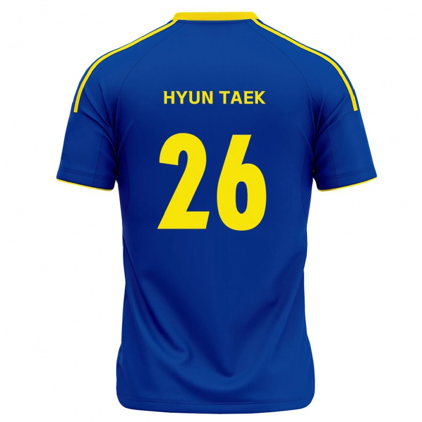 Danxen Dame Hyun-Taek Cho #26 Kongelig Blå Gul Hjemmetrøye Drakt Trøye 2026/27 Skjorter T-Skjorte