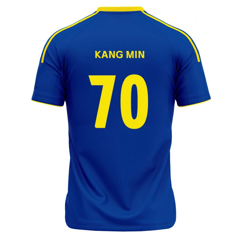 Danxen Dame Kang-Min Choi #70 Kongelig Blå Gul Hjemmetrøye Drakt Trøye 2026/27 Skjorter T-Skjorte