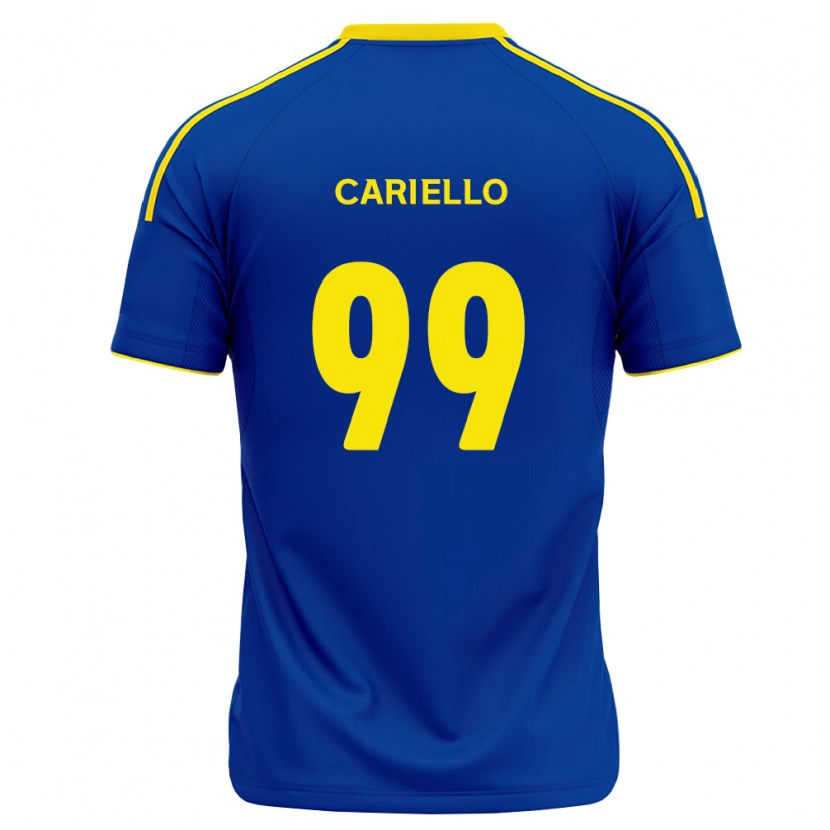 Danxen Dame Yago Cariello #99 Kongelig Blå Gul Hjemmetrøye Drakt Trøye 2026/27 Skjorter T-Skjorte