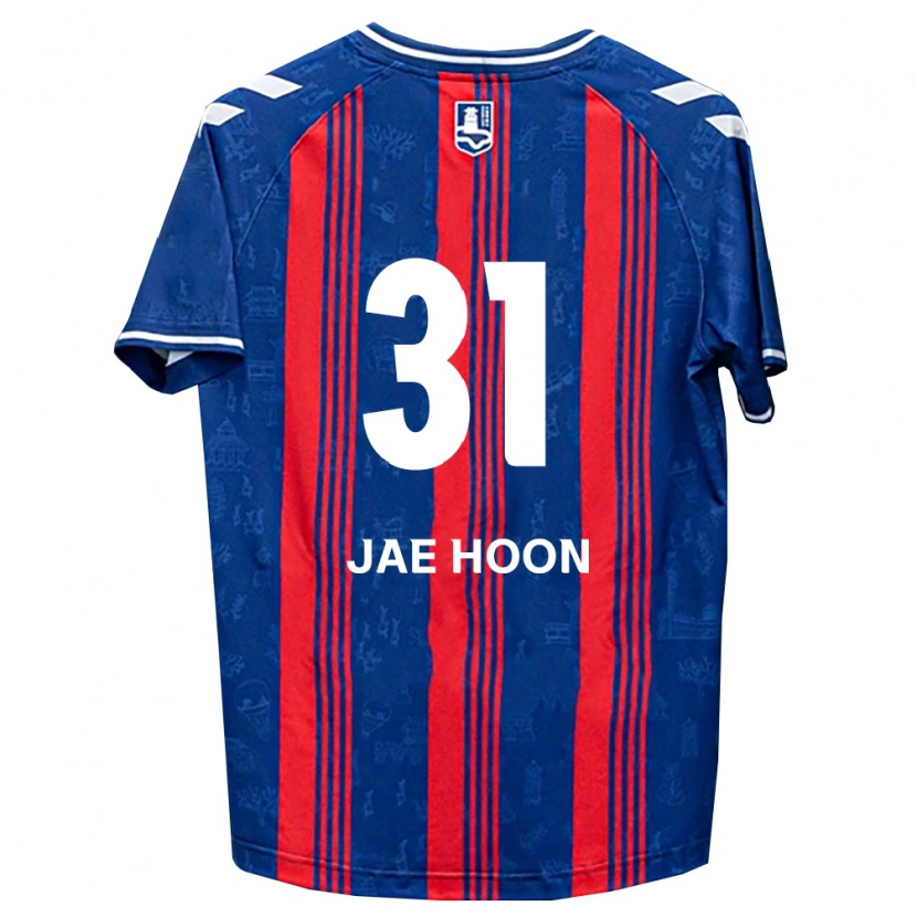 Danxen Dame Jae-Hoon Lee #31 Blå Rød Hvit Hjemmetrøye Drakt Trøye 2026/27 Skjorter T-Skjorte