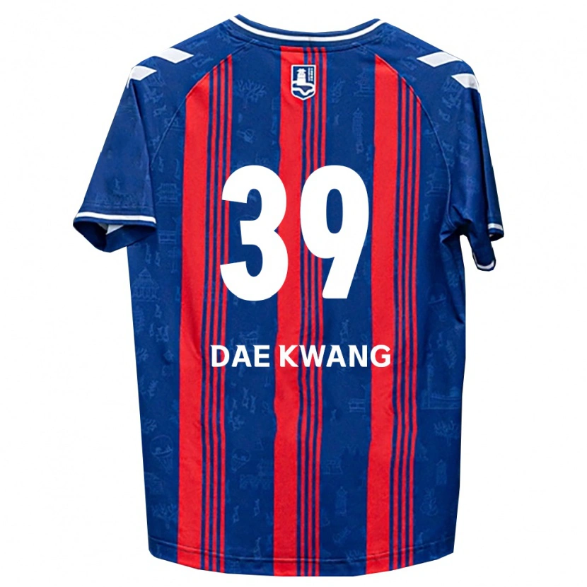 Danxen Dame Dae-Kwang Lee #39 Blå Rød Hvit Hjemmetrøye Drakt Trøye 2026/27 Skjorter T-Skjorte