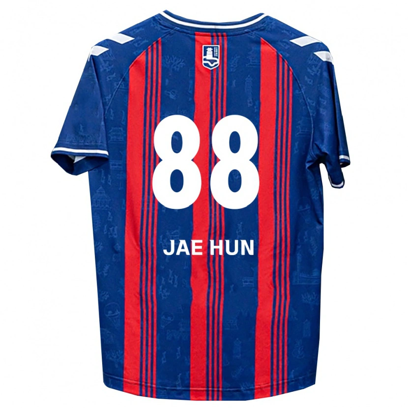 Danxen Dame Jae-Hun Park #88 Blå Rød Hvit Hjemmetrøye Drakt Trøye 2026/27 Skjorter T-Skjorte