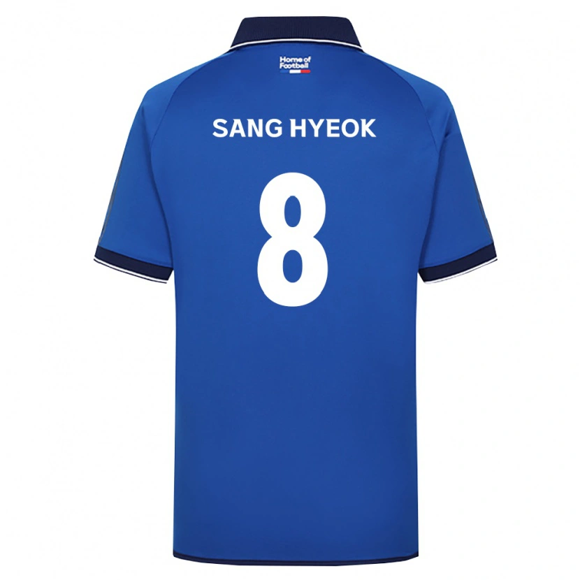 Danxen Dame Sang-Hyeok Park #8 Kongelig Blå Hvit Rød Hjemmetrøye Drakt Trøye 2026/27 Skjorter T-Skjorte