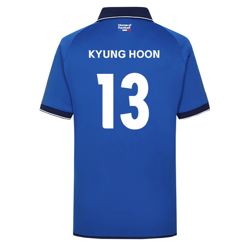 Danxen Dame Kyung-Hoon Park #13 Kongelig Blå Hvit Rød Hjemmetrøye Drakt Trøye 2026/27 Skjorter T-Skjorte