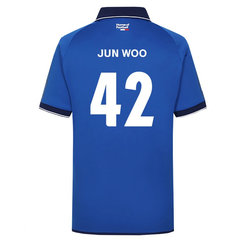 Danxen Dame Jun-Woo Lee #42 Kongelig Blå Hvit Rød Hjemmetrøye Drakt Trøye 2026/27 Skjorter T-Skjorte