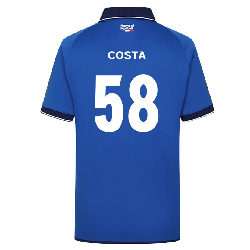 Danxen Dame Bruno Costa #58 Kongelig Blå Hvit Rød Hjemmetrøye Drakt Trøye 2026/27 Skjorter T-Skjorte