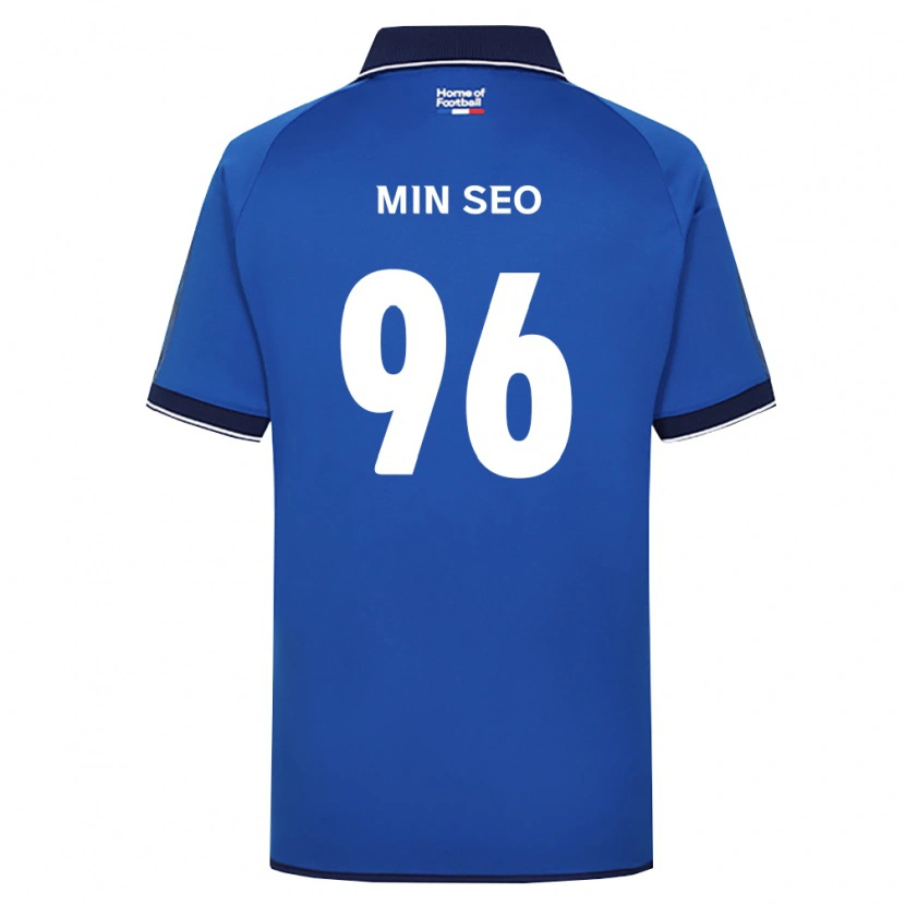 Danxen Dame Min-Seo Koo #96 Kongelig Blå Hvit Rød Hjemmetrøye Drakt Trøye 2026/27 Skjorter T-Skjorte