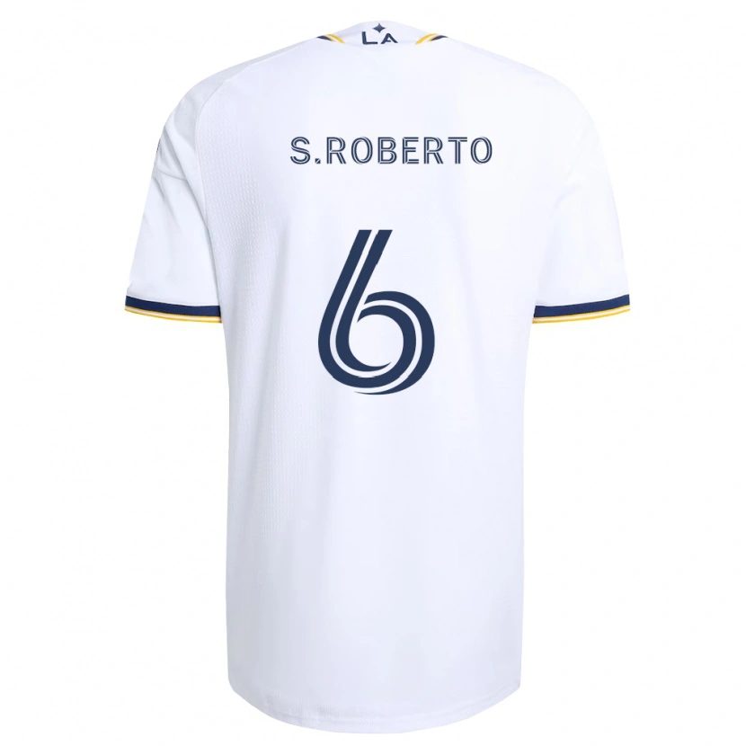 Danxen Dame Sergi Roberto #6 Blå Gul Og Hvit Hjemmetrøye Drakt Trøye 2026/27 Skjorter T-Skjorte