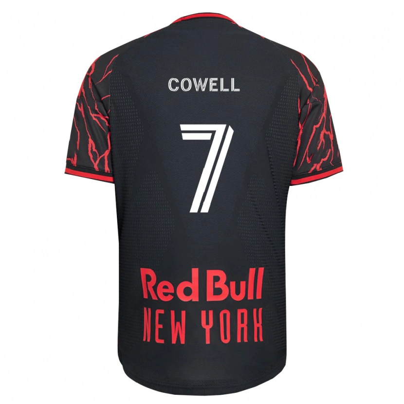Danxen Dame Cade Cowell #7 Rød Svart Hvit Hjemmetrøye Drakt Trøye 2026/27 Skjorter T-Skjorte