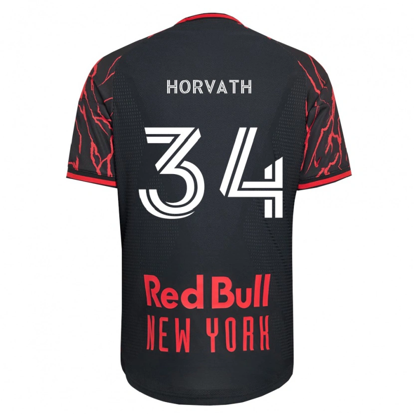 Danxen Dame Ethan Horvath #34 Rød Svart Hvit Hjemmetrøye Drakt Trøye 2026/27 Skjorter T-Skjorte