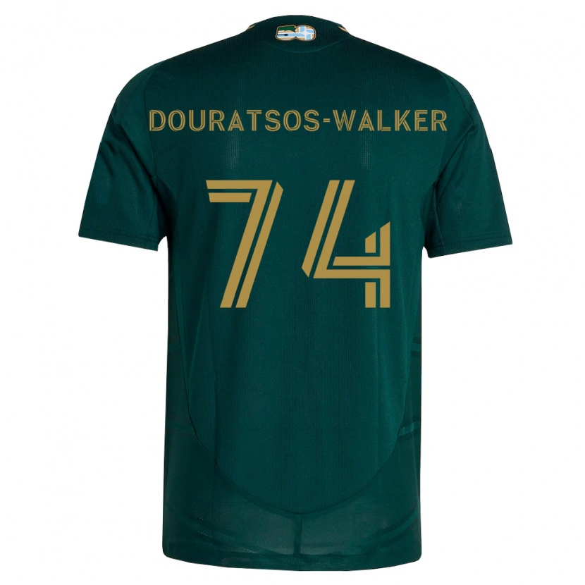 Danxen Dame Elias Douratsos-Walker #74 Mørk Grønn Brun Hjemmetrøye Drakt Trøye 2026/27 Skjorter T-Skjorte