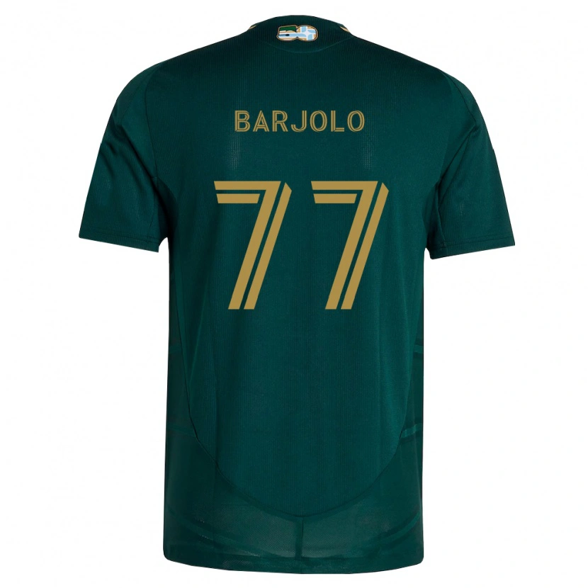 Danxen Dame Benjamin Barjolo #77 Mørk Grønn Brun Hjemmetrøye Drakt Trøye 2026/27 Skjorter T-Skjorte