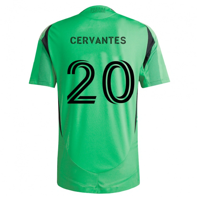 Danxen Dame Aaron Cervantes #20 Smaragdgrønn Svart Hjemmetrøye Drakt Trøye 2026/27 Skjorter T-Skjorte