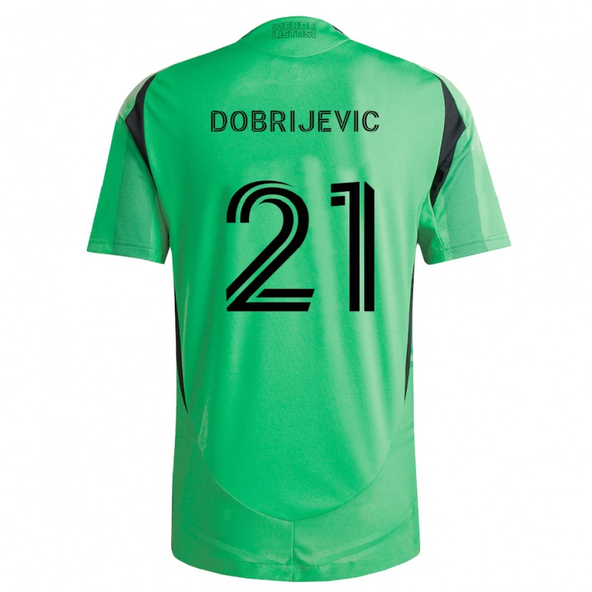 Danxen Dame Stefan Dobrijevic #21 Smaragdgrønn Svart Hjemmetrøye Drakt Trøye 2026/27 Skjorter T-Skjorte