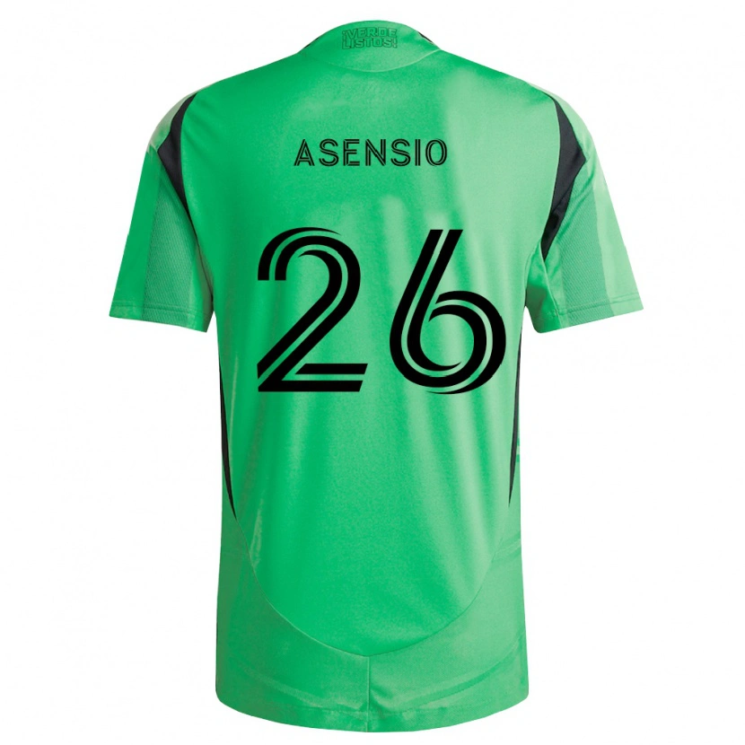 Danxen Dame Charlie Asensio #26 Smaragdgrønn Svart Hjemmetrøye Drakt Trøye 2026/27 Skjorter T-Skjorte
