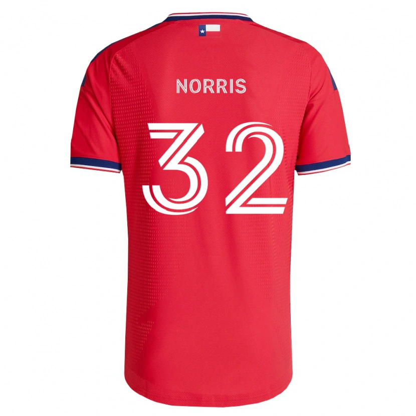 Danxen Dame Nolan Norris #32 Rød Blå Hvit Hjemmetrøye Drakt Trøye 2026/27 Skjorter T-Skjorte