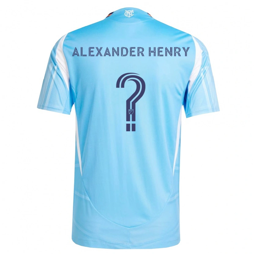 Danxen Dame Liam Alexander Henry #0 Himmel Blå Hvit Hjemmetrøye Drakt Trøye 2026/27 Skjorter T-Skjorte