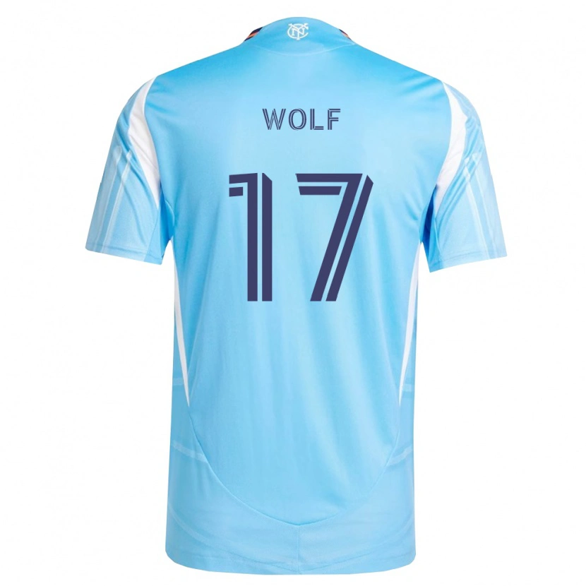 Danxen Dame Hannes Wolf #17 Himmel Blå Hvit Hjemmetrøye Drakt Trøye 2026/27 Skjorter T-Skjorte