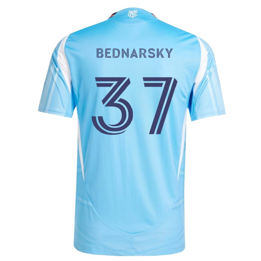Danxen Dame Stevo Bednarsky #37 Himmel Blå Hvit Hjemmetrøye Drakt Trøye 2026/27 Skjorter T-Skjorte