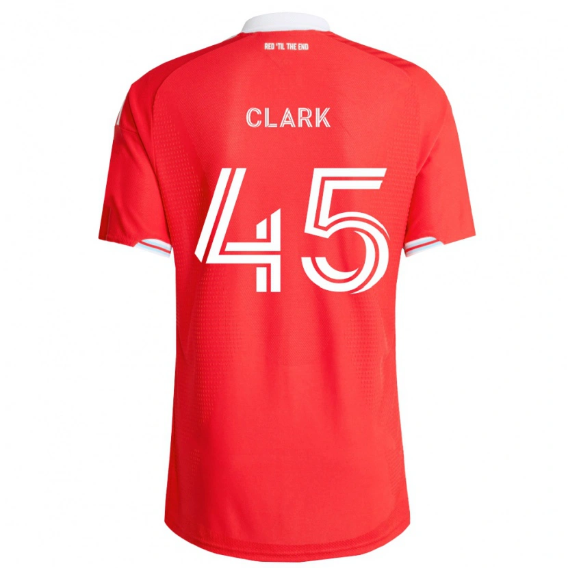Danxen Dame Mateo Clark #45 Rød Dyp Blå Hvit Hjemmetrøye Drakt Trøye 2026/27 Skjorter T-Skjorte
