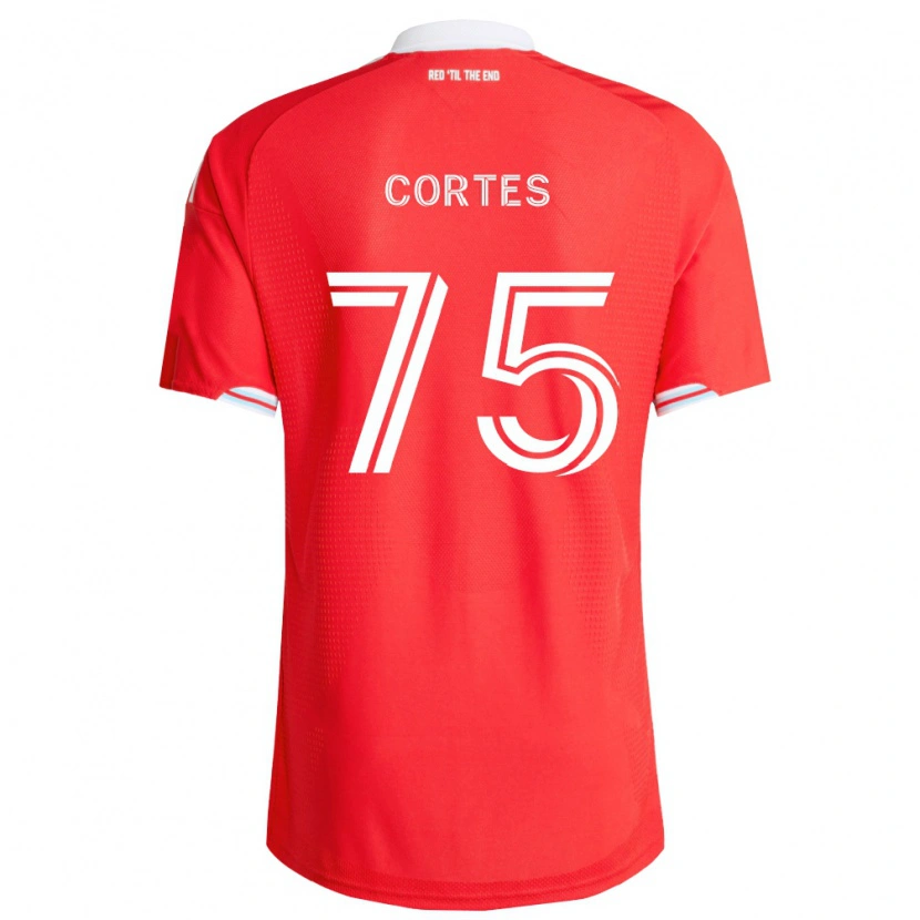 Danxen Dame Tomas Cortes #75 Rød Dyp Blå Hvit Hjemmetrøye Drakt Trøye 2026/27 Skjorter T-Skjorte