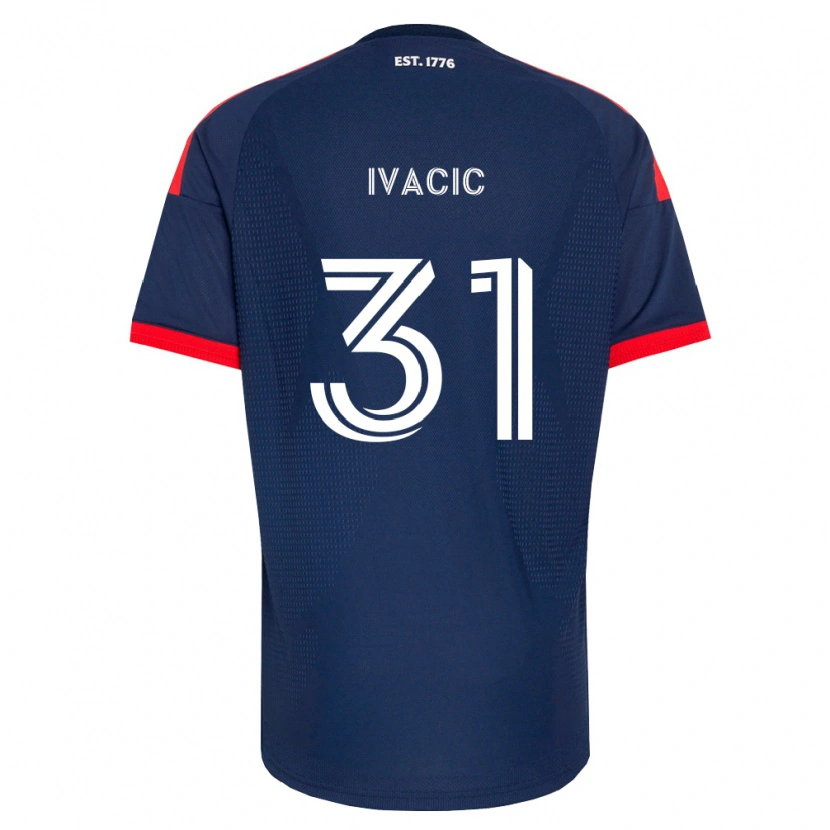 Danxen Dame Aljaz Ivacic #31 Kongelig Blå Rød Hvit Hjemmetrøye Drakt Trøye 2026/27 Skjorter T-Skjorte