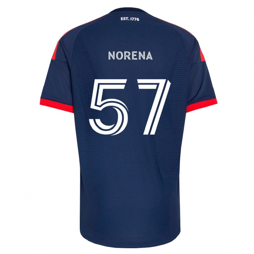 Danxen Dame Bryan Norena #57 Kongelig Blå Rød Hvit Hjemmetrøye Drakt Trøye 2026/27 Skjorter T-Skjorte