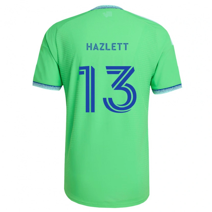 Danxen Dame Kimberly Hazlett #13 Grønn Lys Blå Hjemmetrøye Drakt Trøye 2026/27 Skjorter T-Skjorte