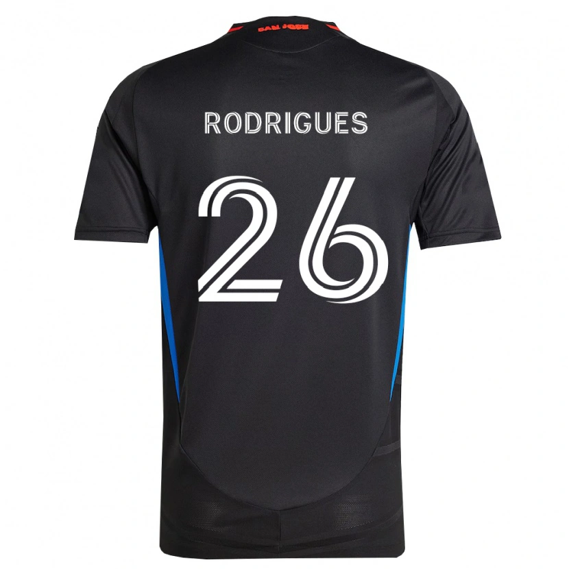 Danxen Dame Rodrigues #26 Blå Hvit Svart Hjemmetrøye Drakt Trøye 2026/27 Skjorter T-Skjorte