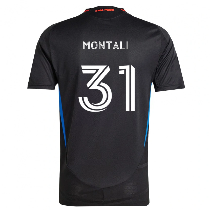 Danxen Dame Francesco Montali #31 Blå Hvit Svart Hjemmetrøye Drakt Trøye 2026/27 Skjorter T-Skjorte
