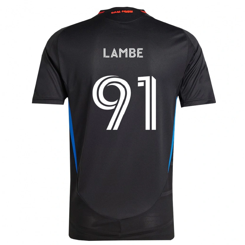 Danxen Dame Connor Lambe #91 Blå Hvit Svart Hjemmetrøye Drakt Trøye 2026/27 Skjorter T-Skjorte