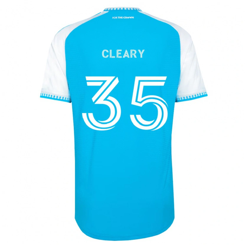 Danxen Dame Will Cleary #35 Himmelblå Hvit Svart Hjemmetrøye Drakt Trøye 2026/27 Skjorter T-Skjorte