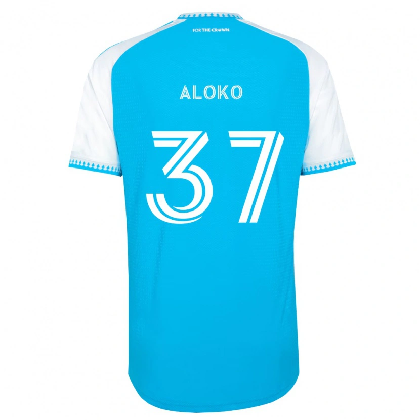 Danxen Dame Rodolfo Aloko #37 Himmelblå Hvit Svart Hjemmetrøye Drakt Trøye 2026/27 Skjorter T-Skjorte