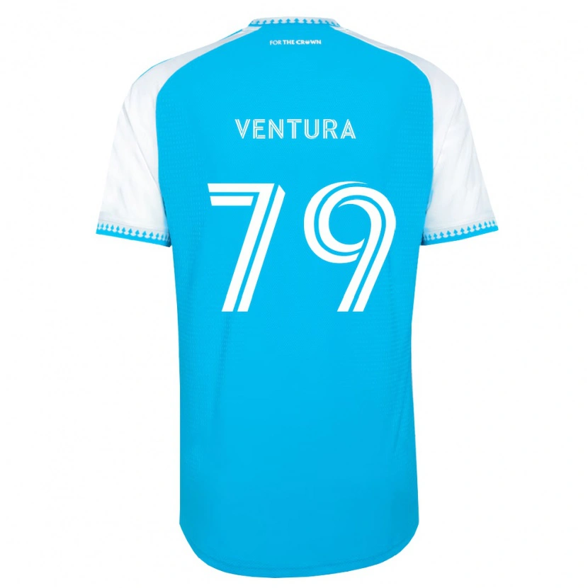 Danxen Dame Sebastian Ventura #79 Himmelblå Hvit Svart Hjemmetrøye Drakt Trøye 2026/27 Skjorter T-Skjorte