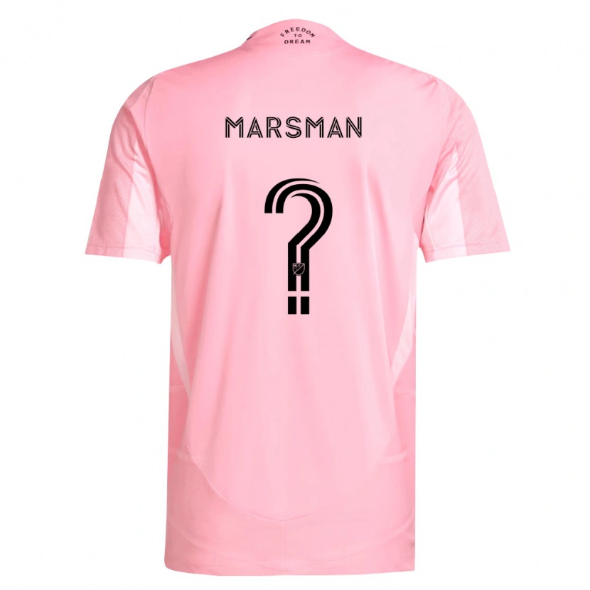 Danxen Dame Nick Marsman #0 Rosa Svart Hjemmetrøye Drakt Trøye 2026/27 Skjorter T-Skjorte