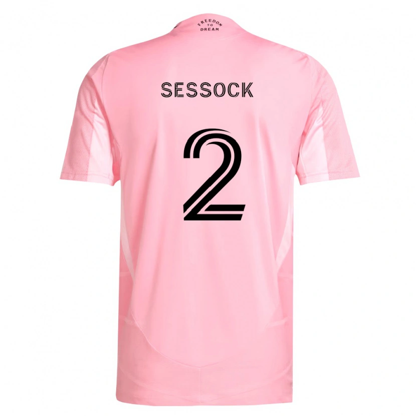 Danxen Dame Nykolas Sessock #2 Rosa Svart Hjemmetrøye Drakt Trøye 2026/27 Skjorter T-Skjorte