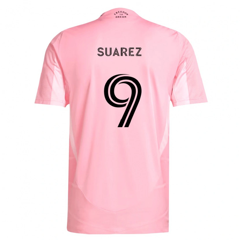 Danxen Dame Luis Suárez #9 Rosa Svart Hjemmetrøye Drakt Trøye 2026/27 Skjorter T-Skjorte