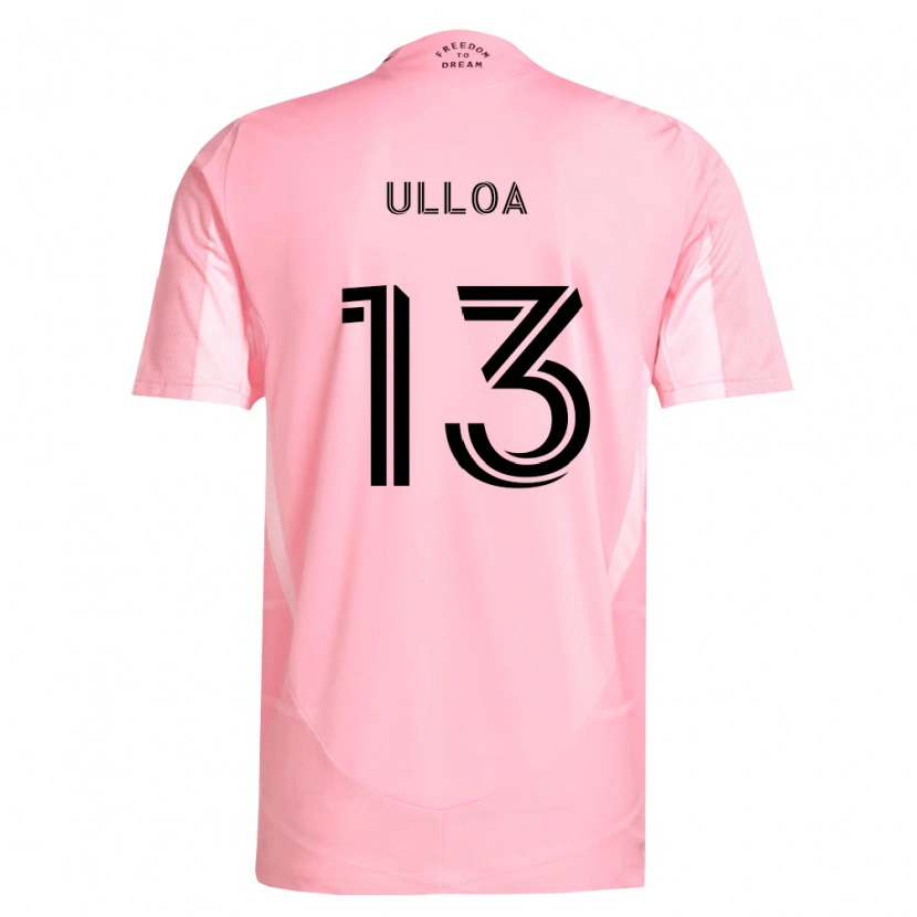 Danxen Dame Víctor Ulloa #13 Rosa Svart Hjemmetrøye Drakt Trøye 2026/27 Skjorter T-Skjorte