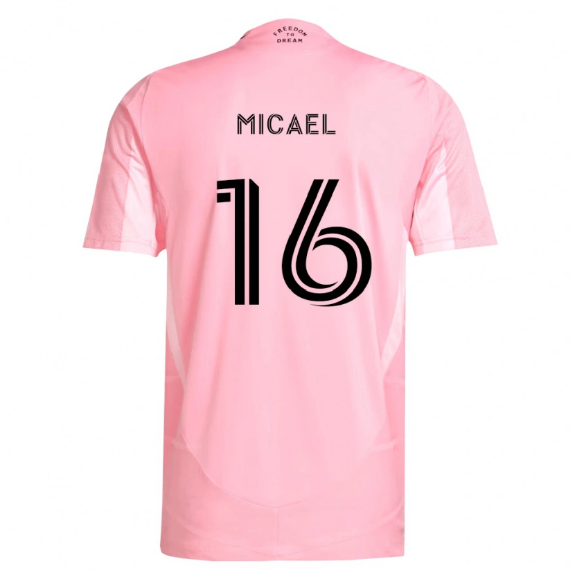 Danxen Dame Micael Dos Santos Silva #16 Rosa Svart Hjemmetrøye Drakt Trøye 2026/27 Skjorter T-Skjorte