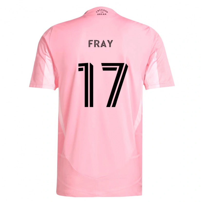 Danxen Dame Ian Fray #17 Rosa Svart Hjemmetrøye Drakt Trøye 2026/27 Skjorter T-Skjorte