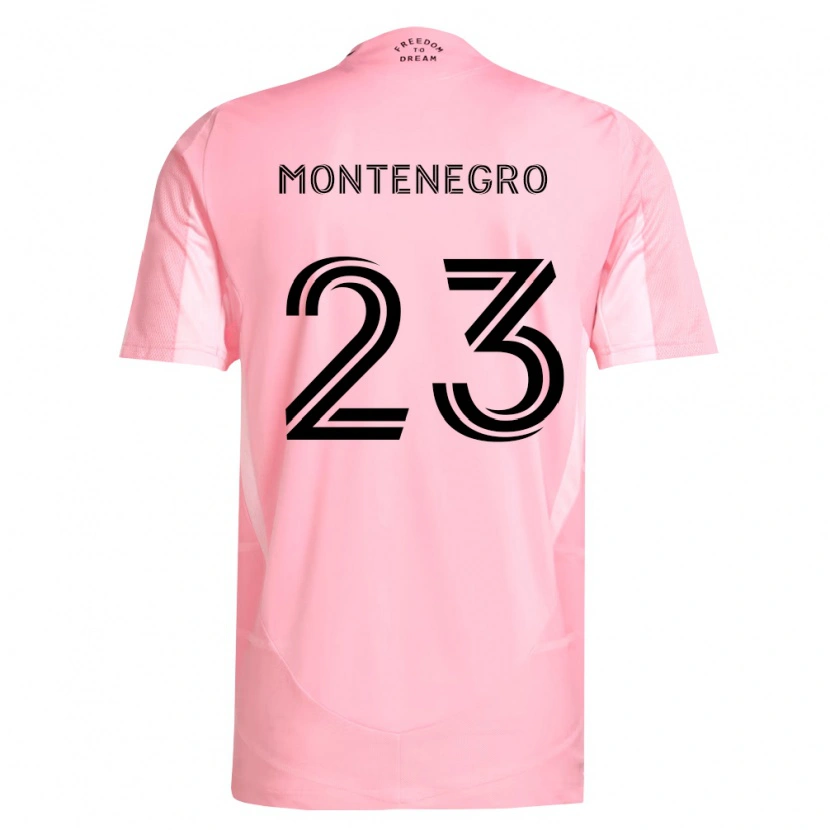 Danxen Dame Ricardo Montenegro #23 Rosa Svart Hjemmetrøye Drakt Trøye 2026/27 Skjorter T-Skjorte