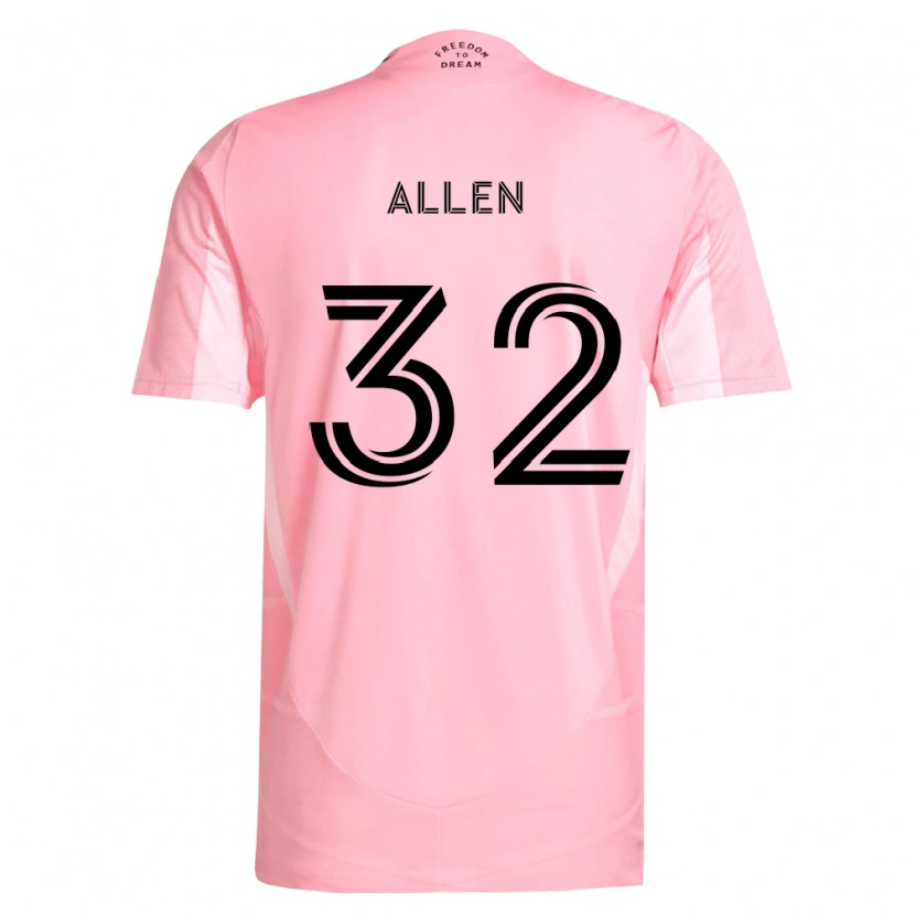 Danxen Dame Noah Allen #32 Rosa Svart Hjemmetrøye Drakt Trøye 2026/27 Skjorter T-Skjorte