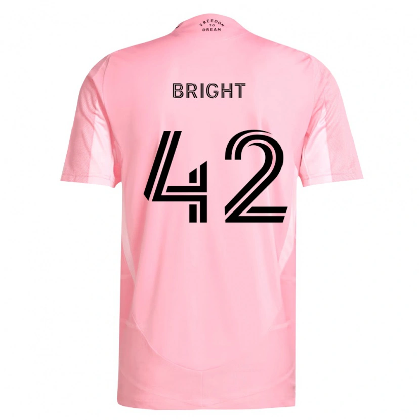 Danxen Dame Yannick Bright #42 Rosa Svart Hjemmetrøye Drakt Trøye 2026/27 Skjorter T-Skjorte