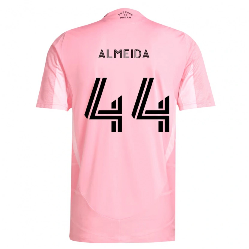 Danxen Dame Nicholas Almeida #44 Rosa Svart Hjemmetrøye Drakt Trøye 2026/27 Skjorter T-Skjorte